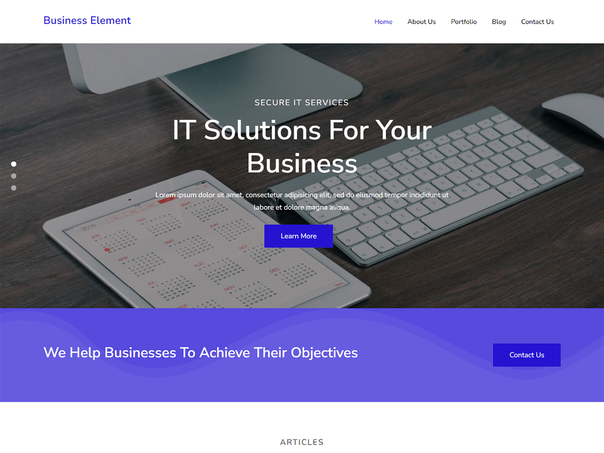 Business Element - Tema WordPress Business Element