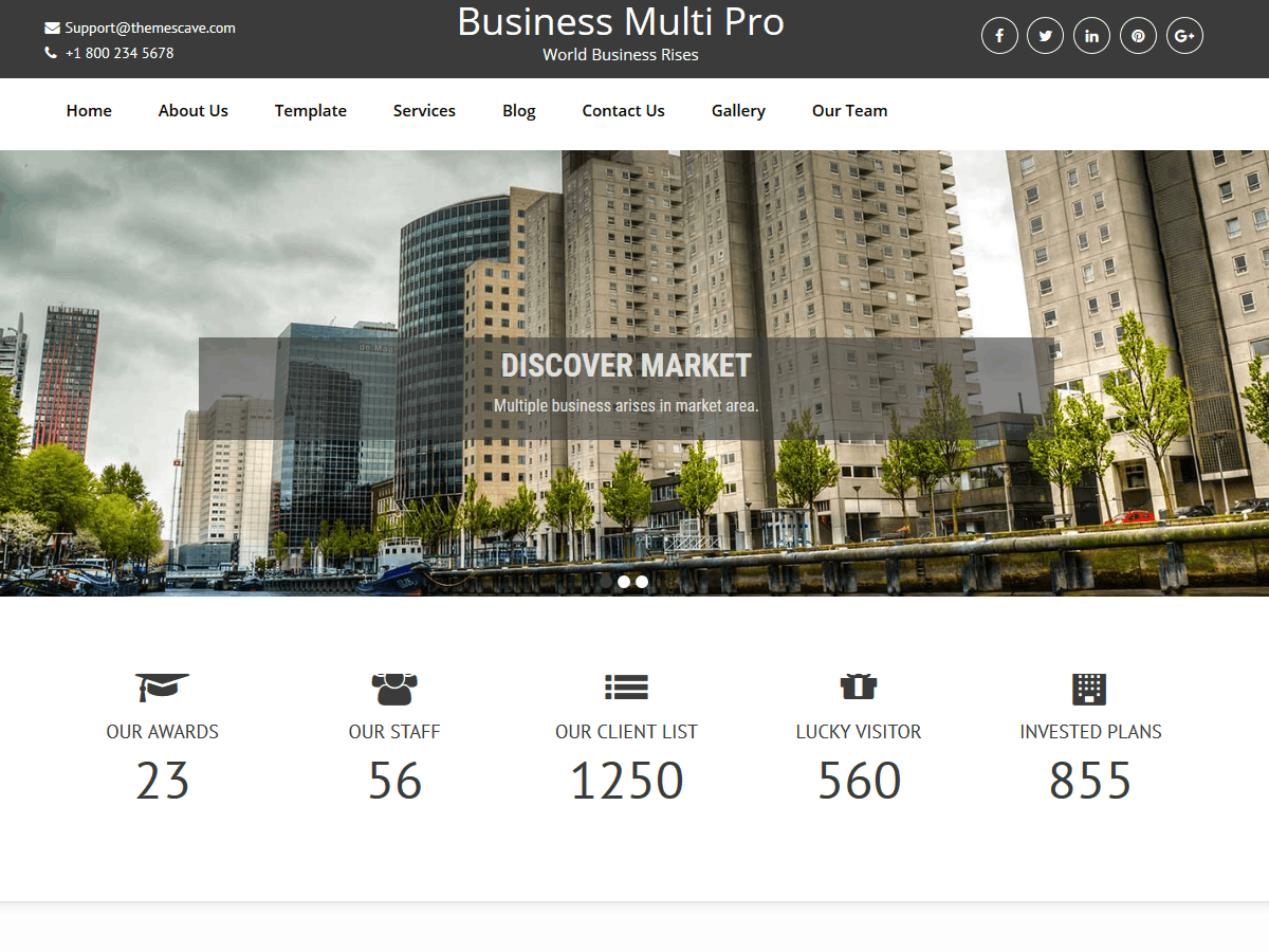 Business Multi Lite - Tema WordPress Business Multi Lite