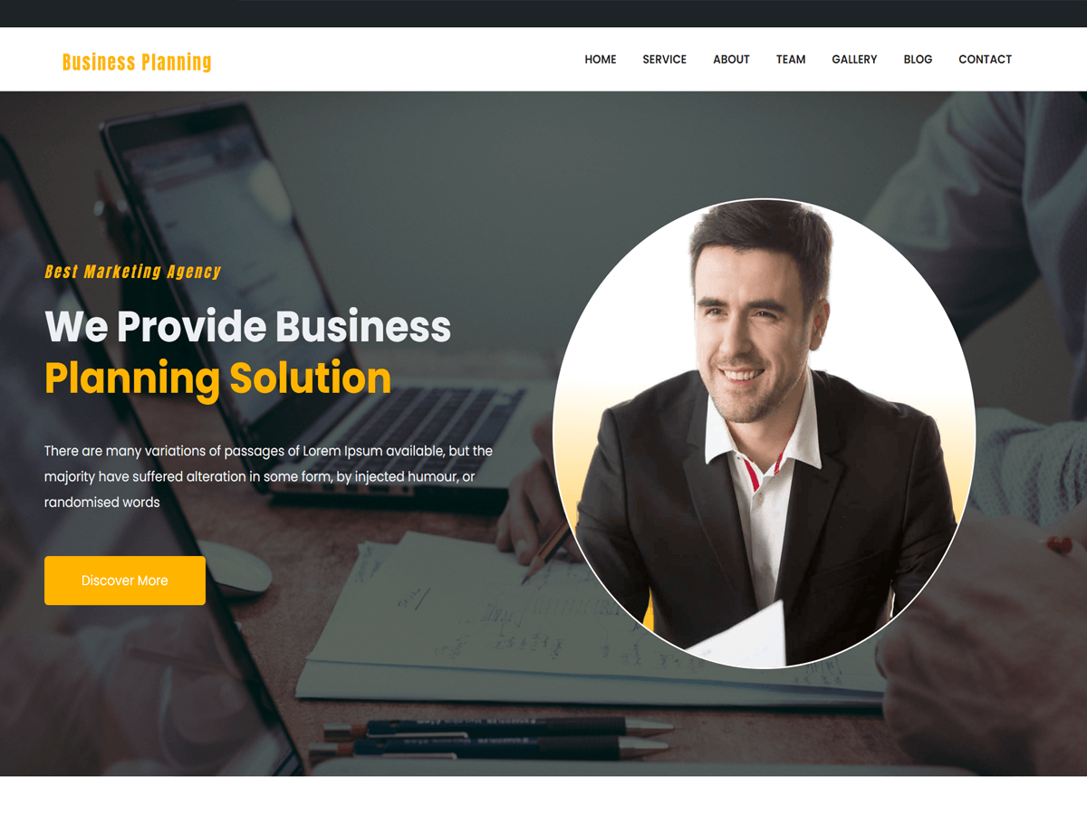 Business Planning - Tema WordPress Business Planning