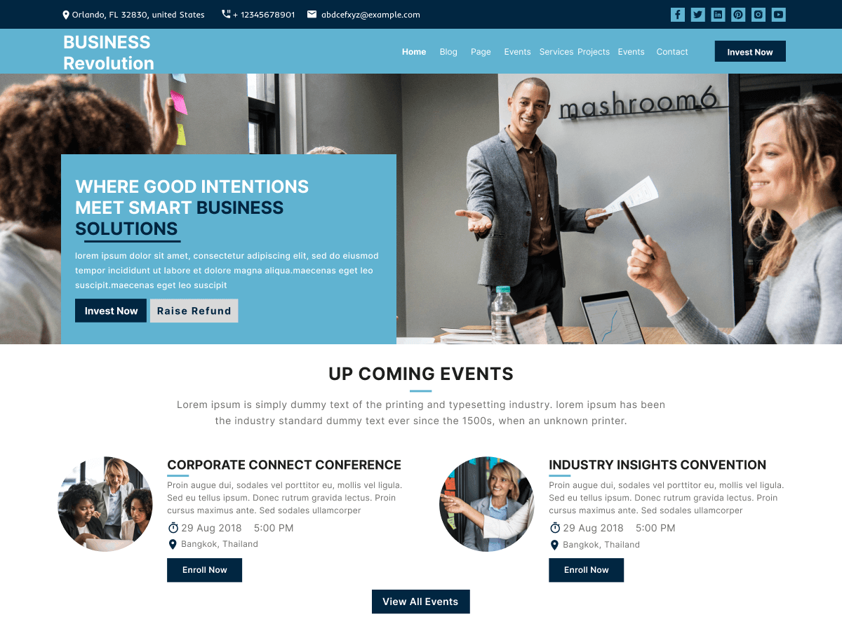 Business Revolution - Tema WordPress Business Revolution