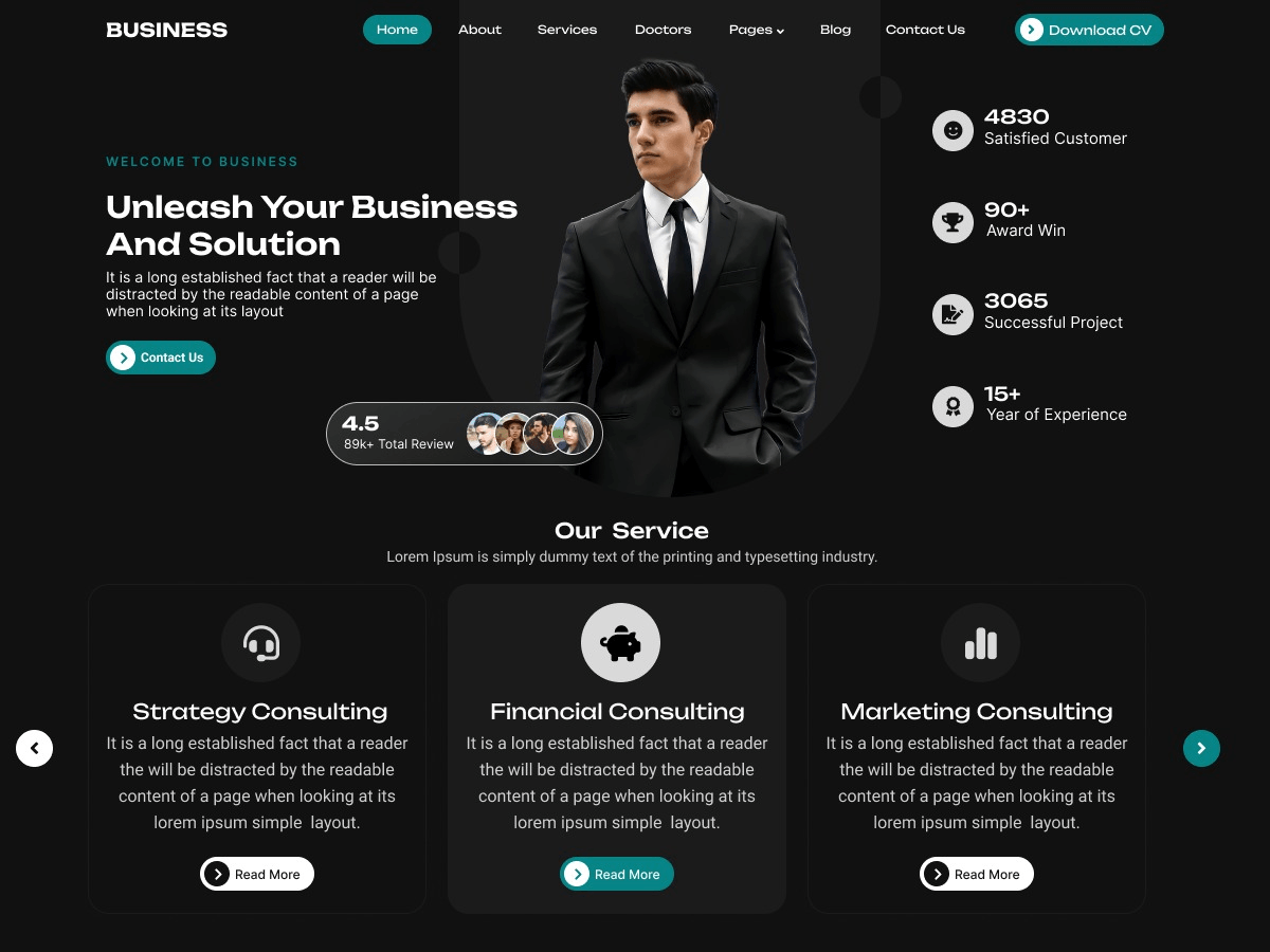 Business Solutions - Tema WordPress Business Solutions