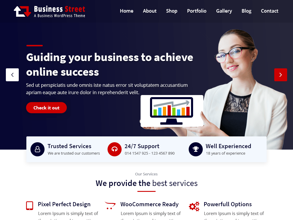 Business Street - Tema WordPress Business Street