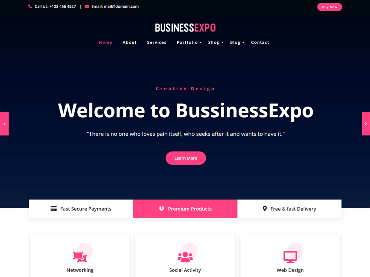 BusinessExpo - Tema WordPress BusinessExpo