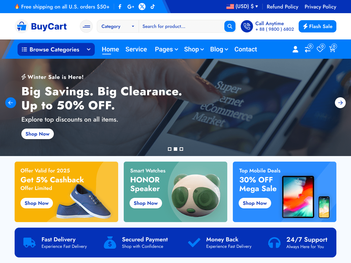 BuyCart - Tema WordPress BuyCart