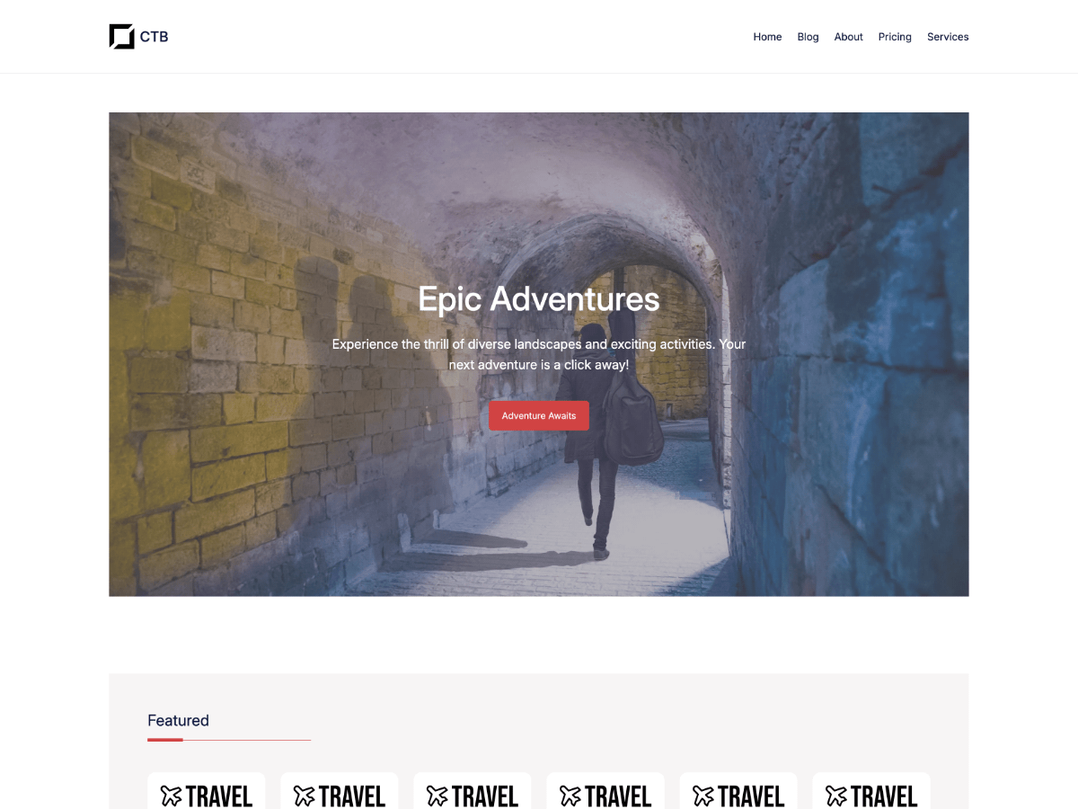 Cabin Travel Blog - Tema WordPress Cabin Travel Blog