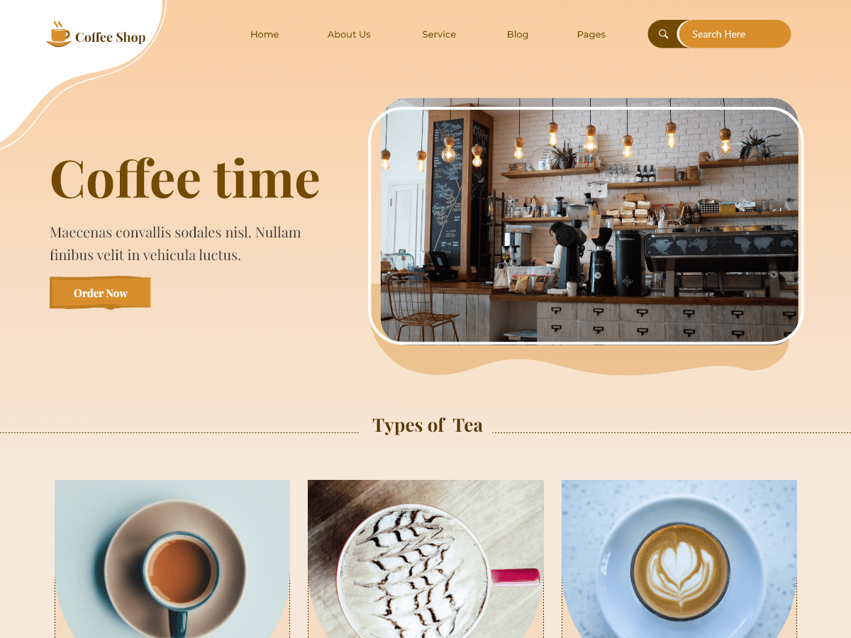 Cafe Alley - Tema WordPress Cafe Alley