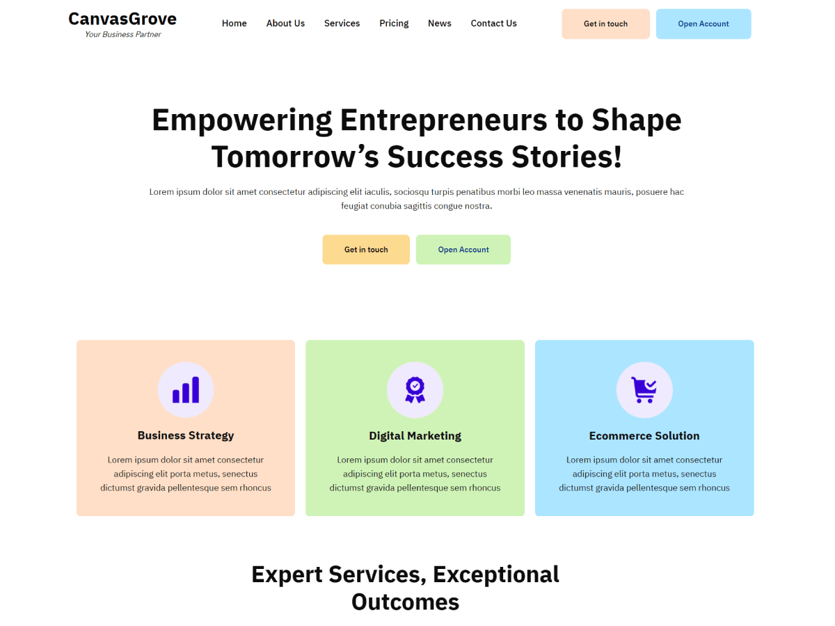 CanvasGrove - Tema WordPress CanvasGrove