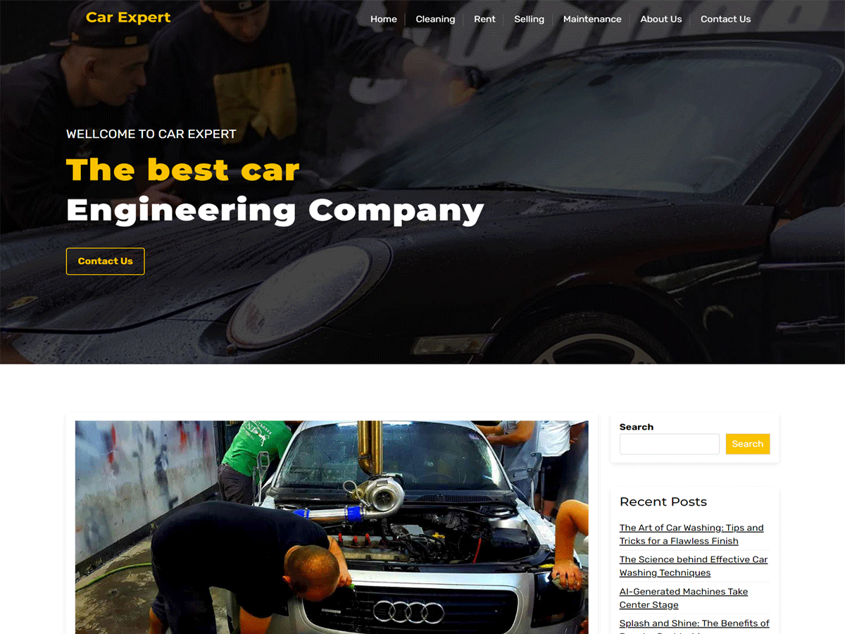 Car Expert - Tema WordPress Car Expert