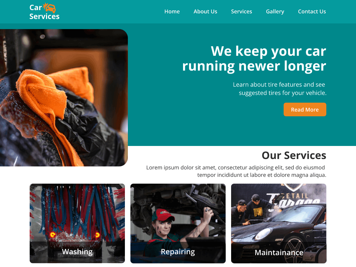 Car Services Center - Tema WordPress Car Services Center