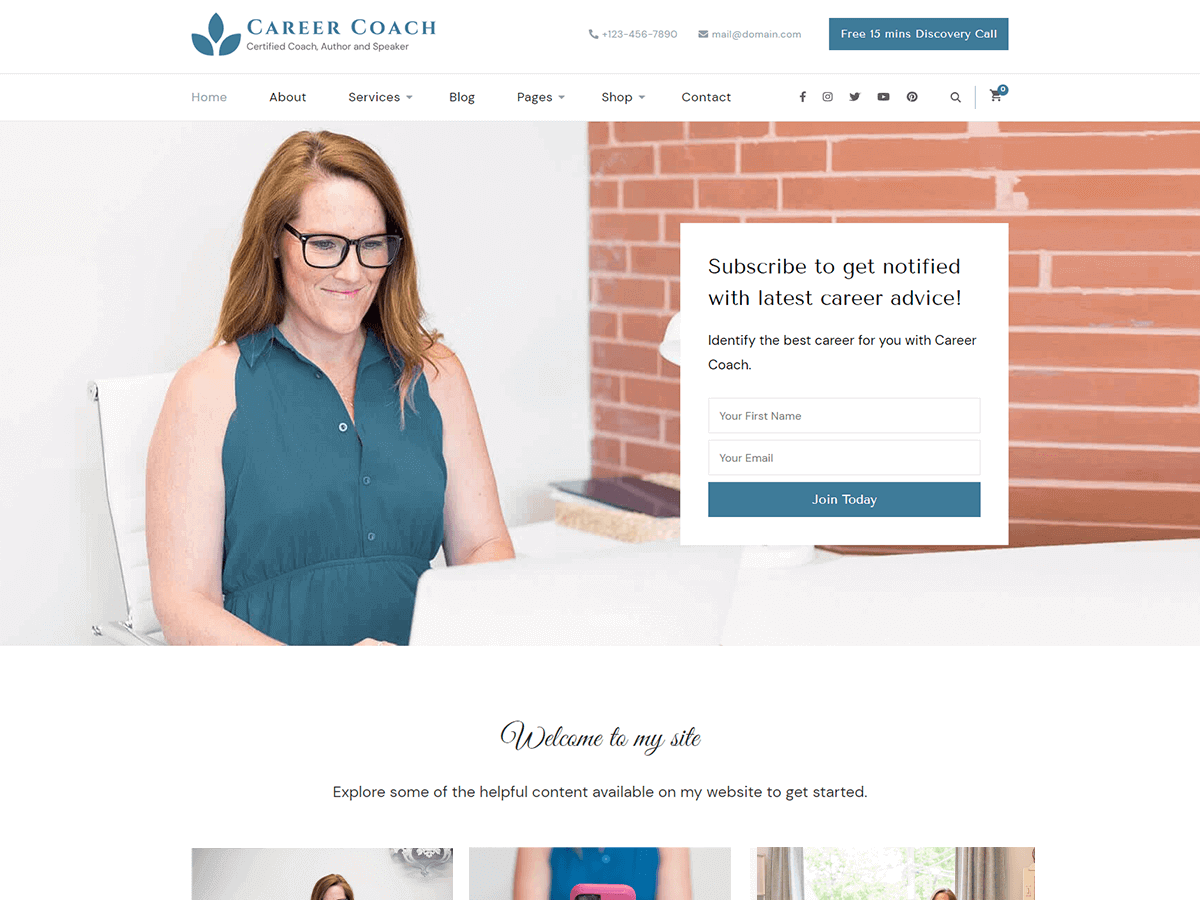 Career Coach - Tema WordPress Career Coach
