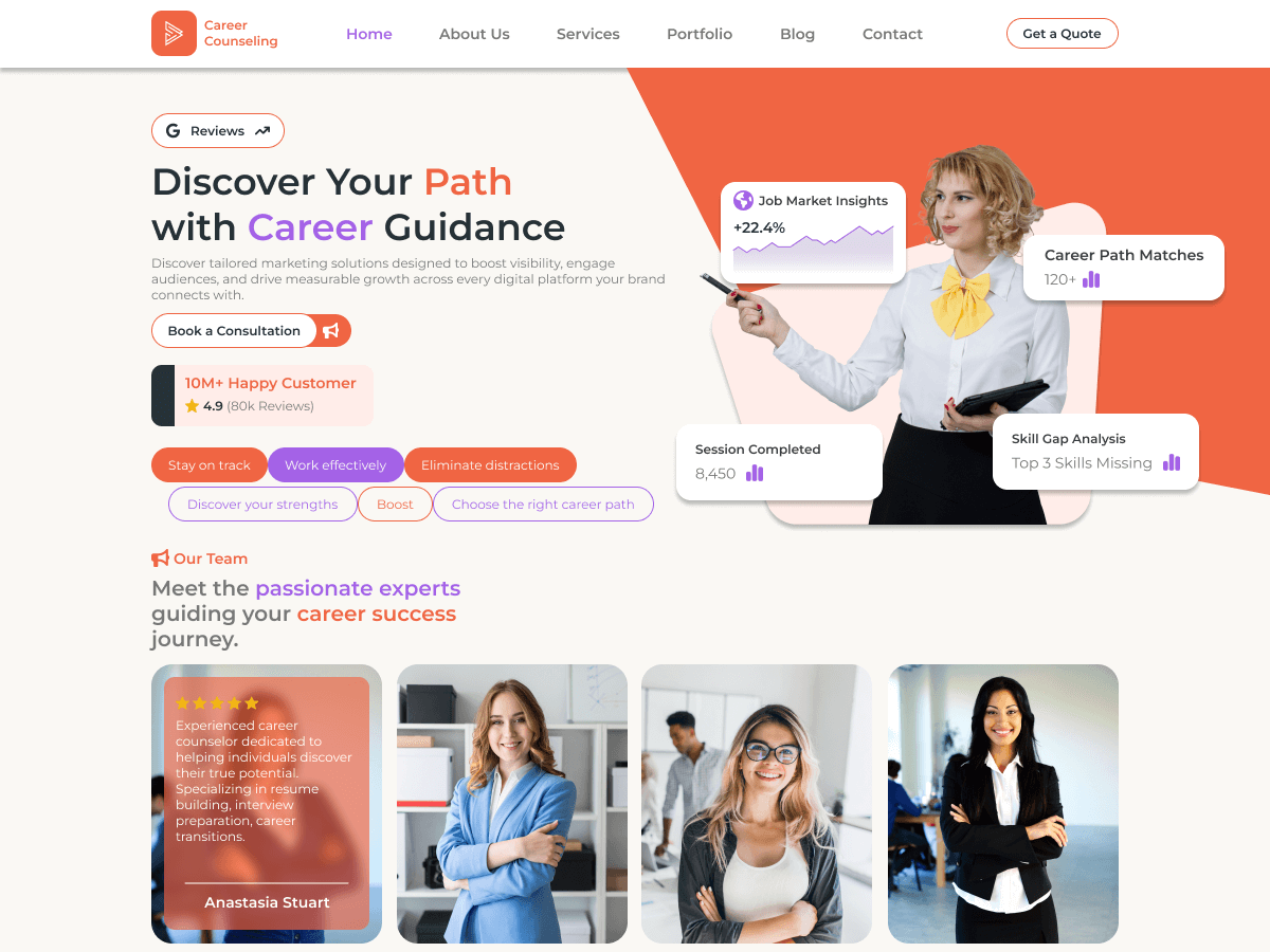 Career Counseling - Tema WordPress Career Counseling