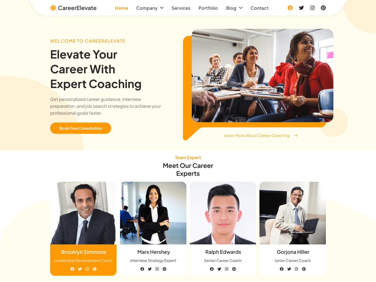 Career Development - Tema WordPress Career Development