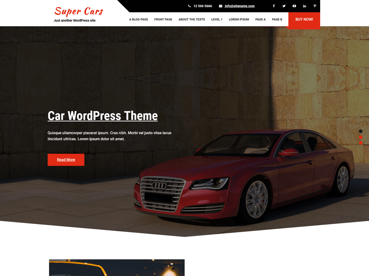 Cars Lite - Tema WordPress Cars Lite