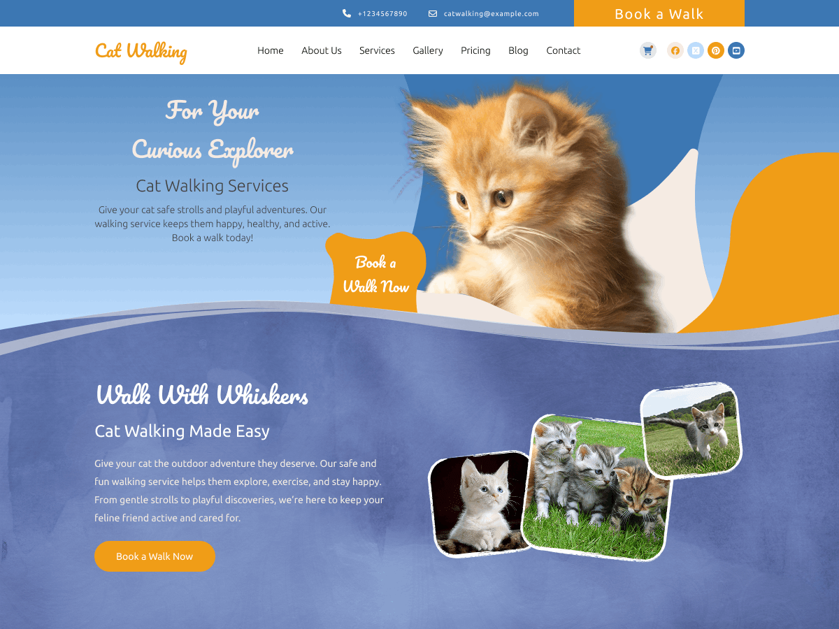 Cat Walking - Tema WordPress Cat Walking