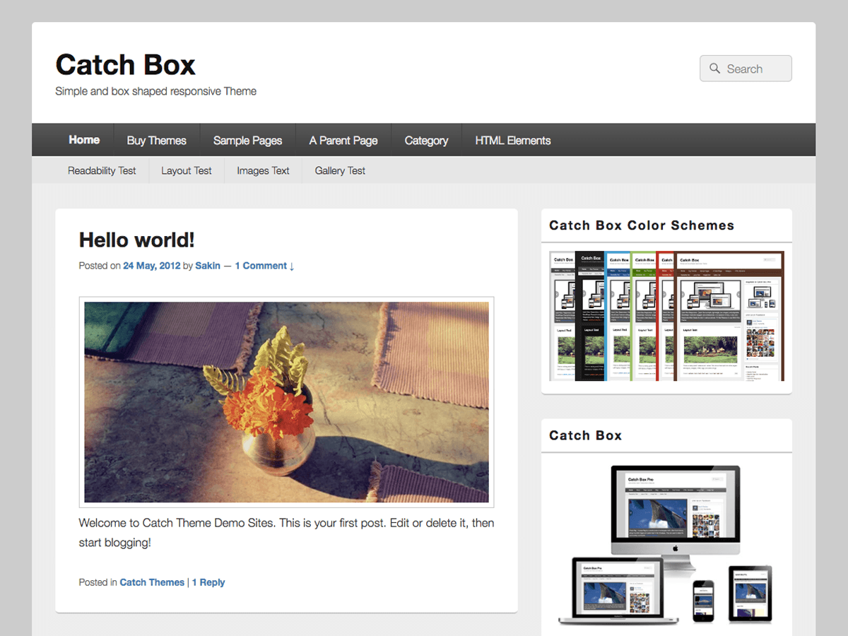 Catch Box - Tema WordPress Catch Box