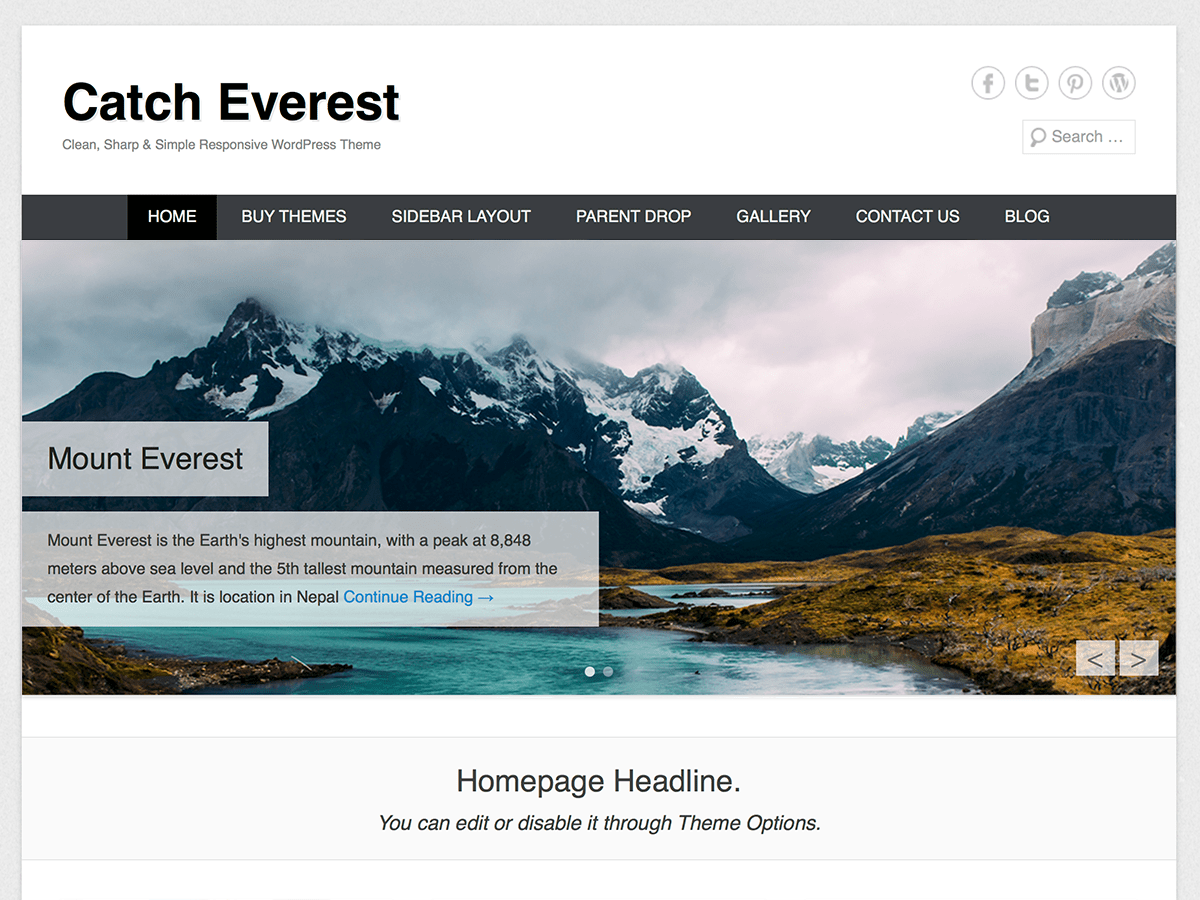 Catch Everest - Tema WordPress Catch Everest