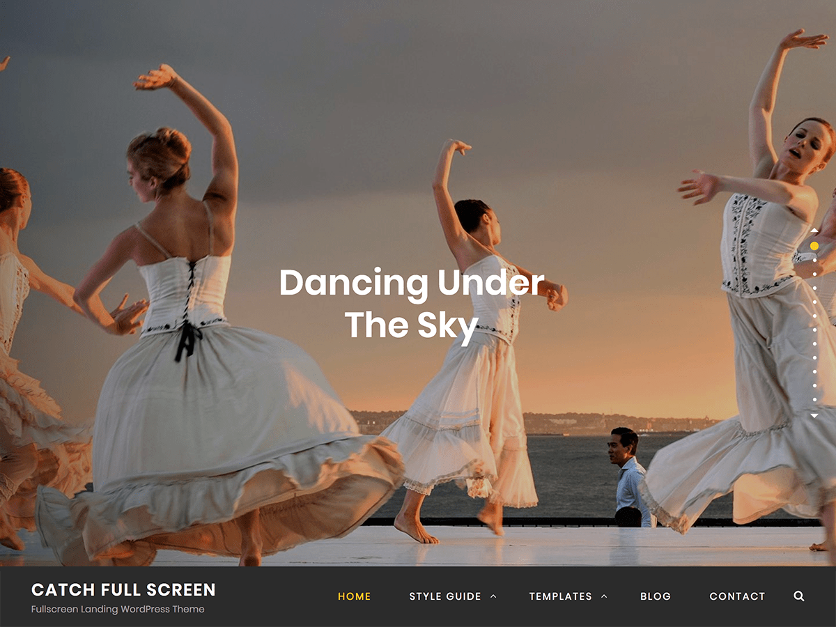 Catch Fullscreen - Tema WordPress Catch Fullscreen