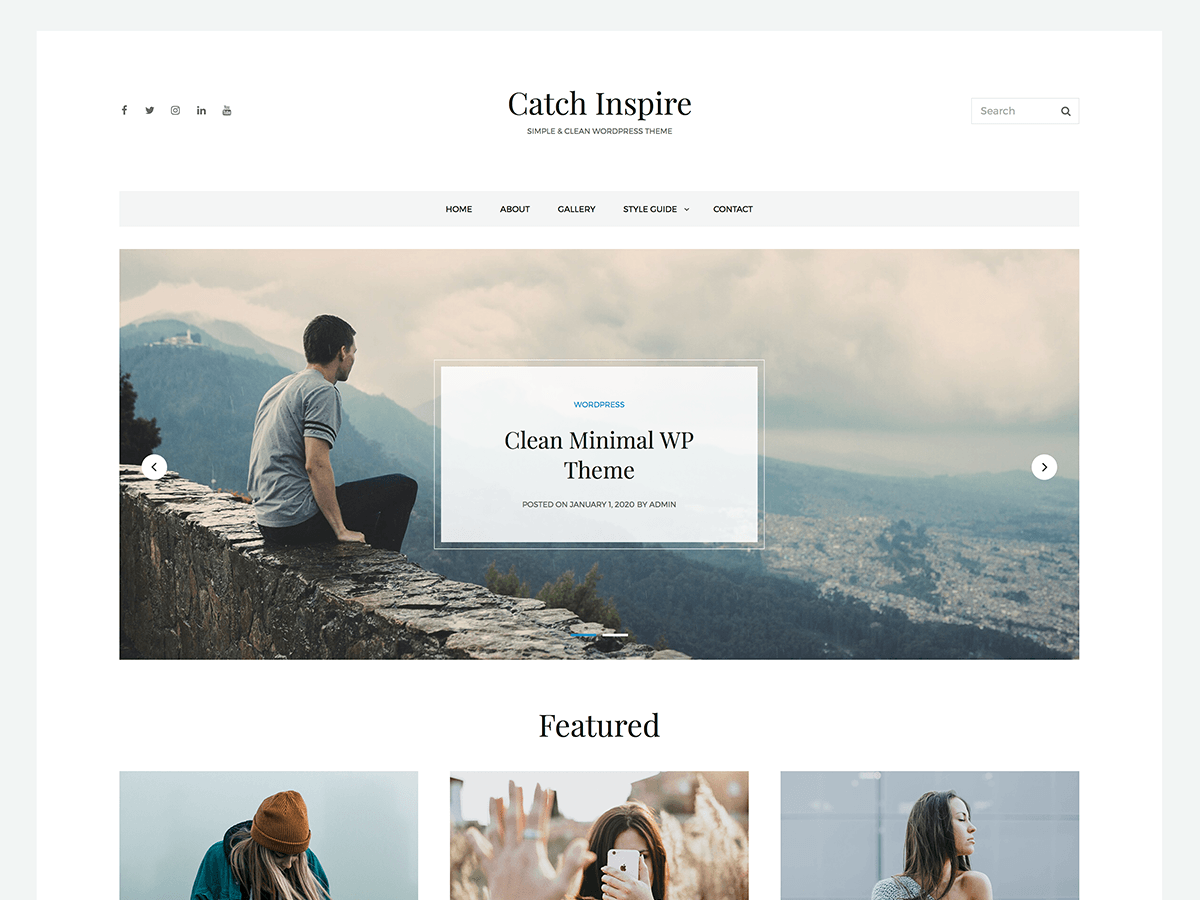 Catch Inspire - Tema WordPress Catch Inspire