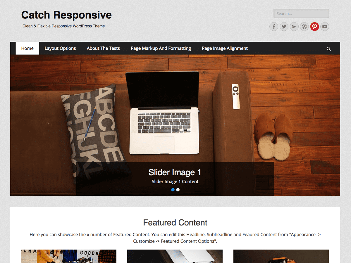 Catch Responsive - Tema WordPress Catch Responsive