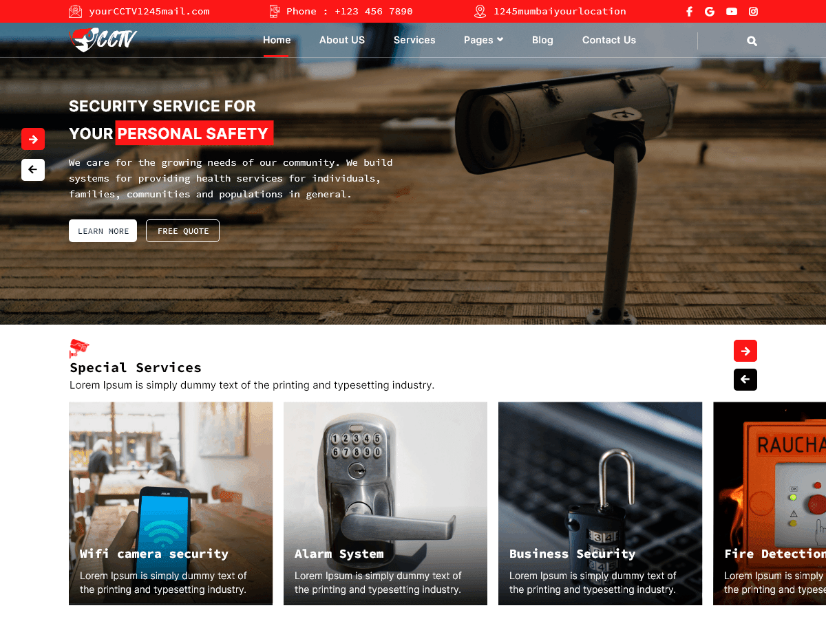 CCTV Security System