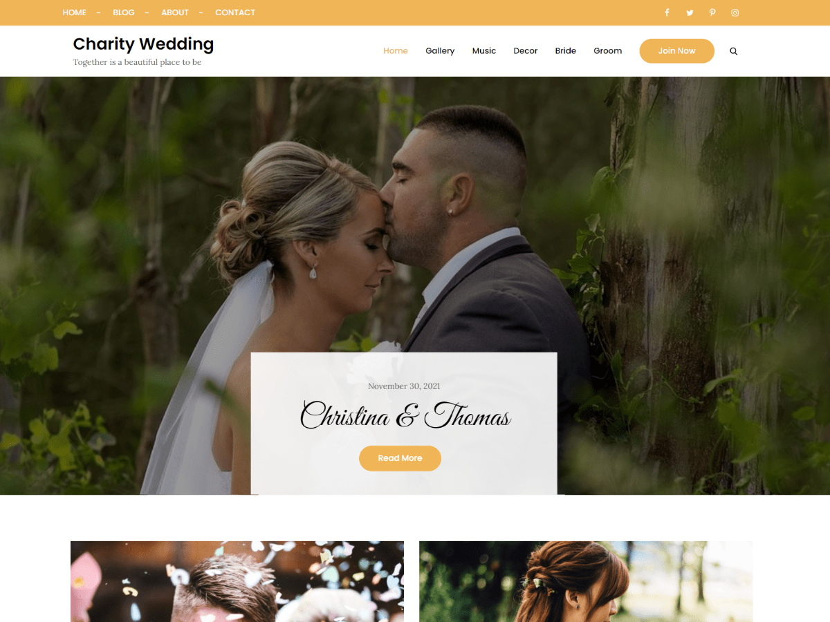 Charity Wedding