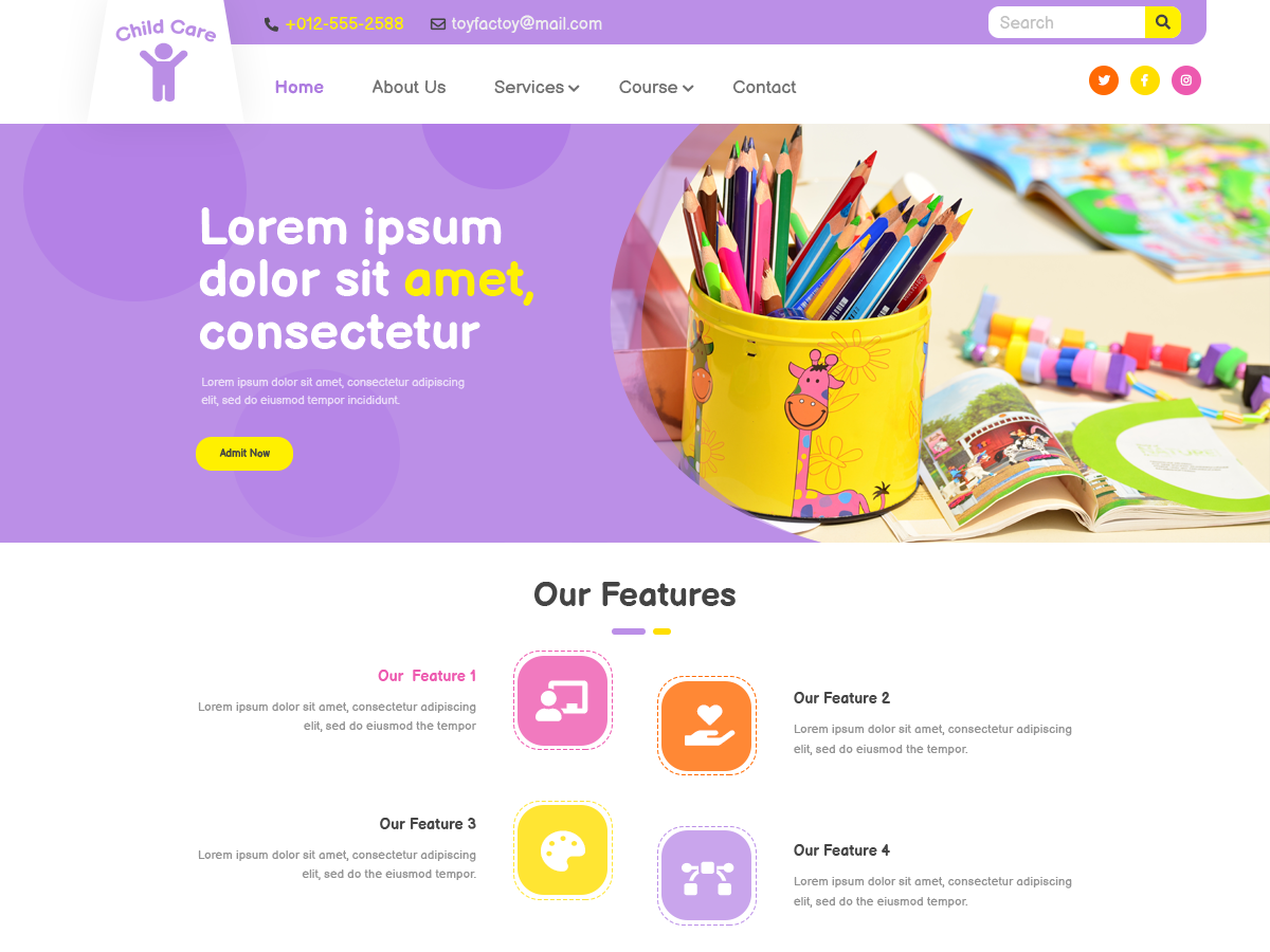 Child Care Kindergarten