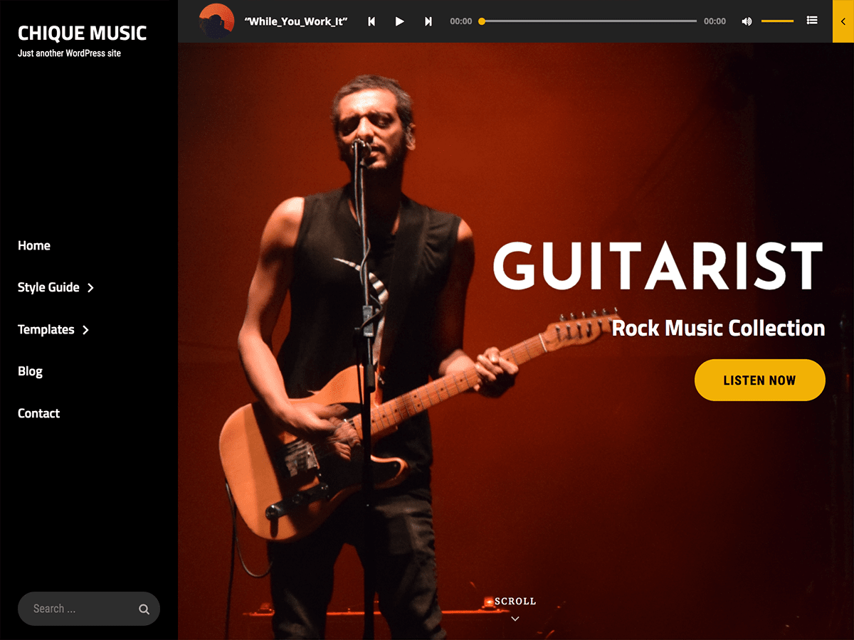 Chique Music - Tema WordPress Chique Music