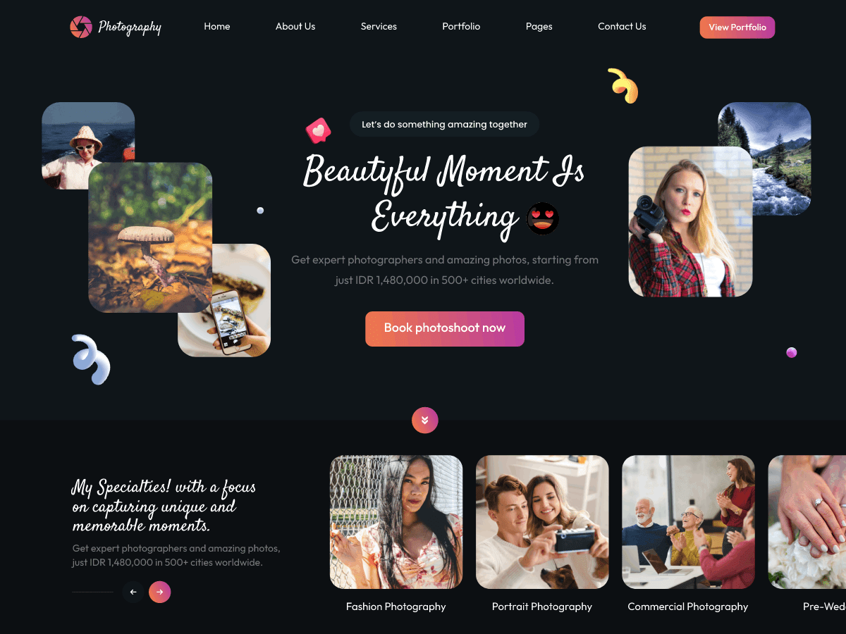 Cinematic Photographer - Tema WordPress Cinematic Photographer