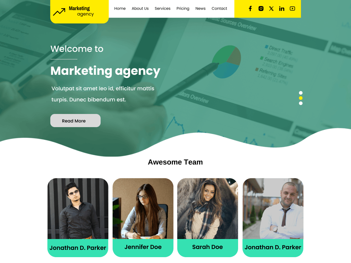 Classic Digital Marketing - Tema WordPress Classic Digital Marketing
