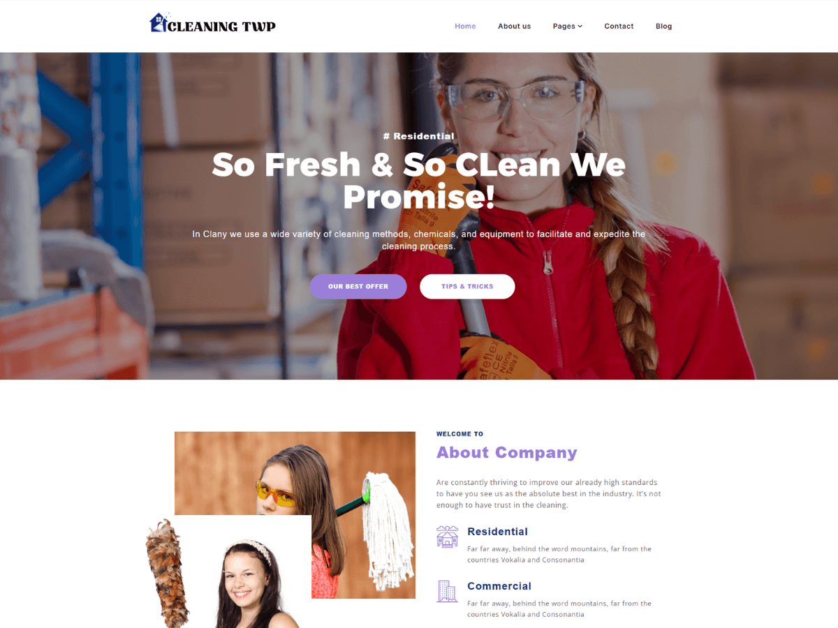 Cleaning Elementor
