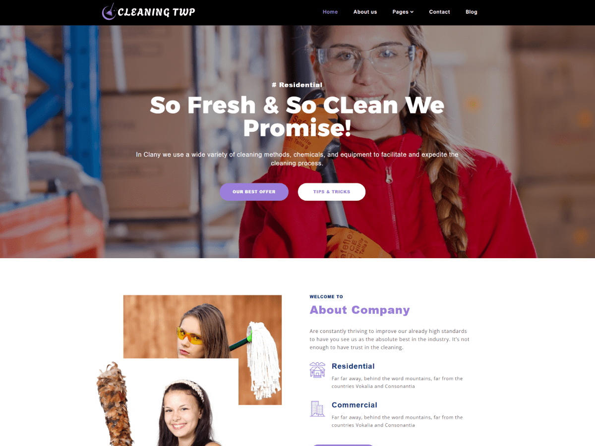 Cleaning TWP