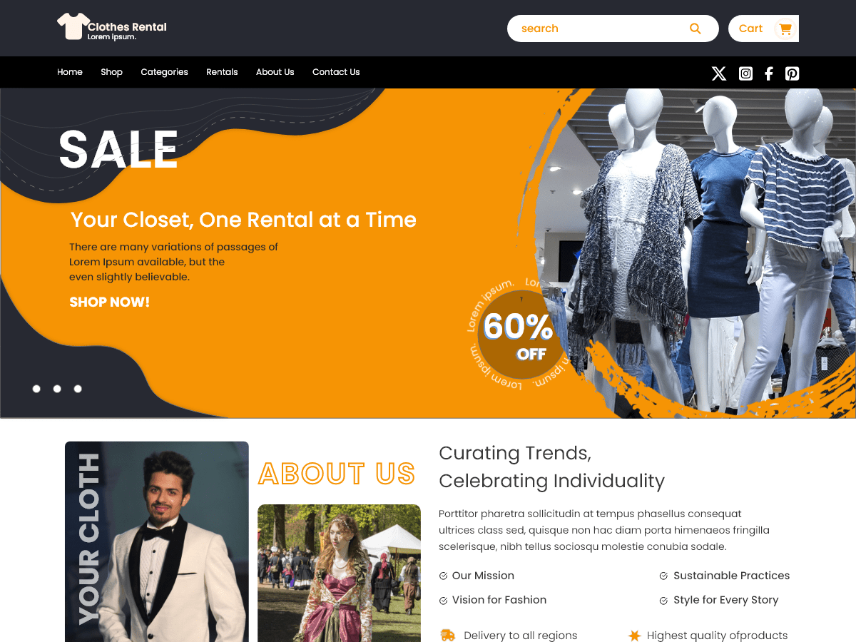 Clothes Rental Services