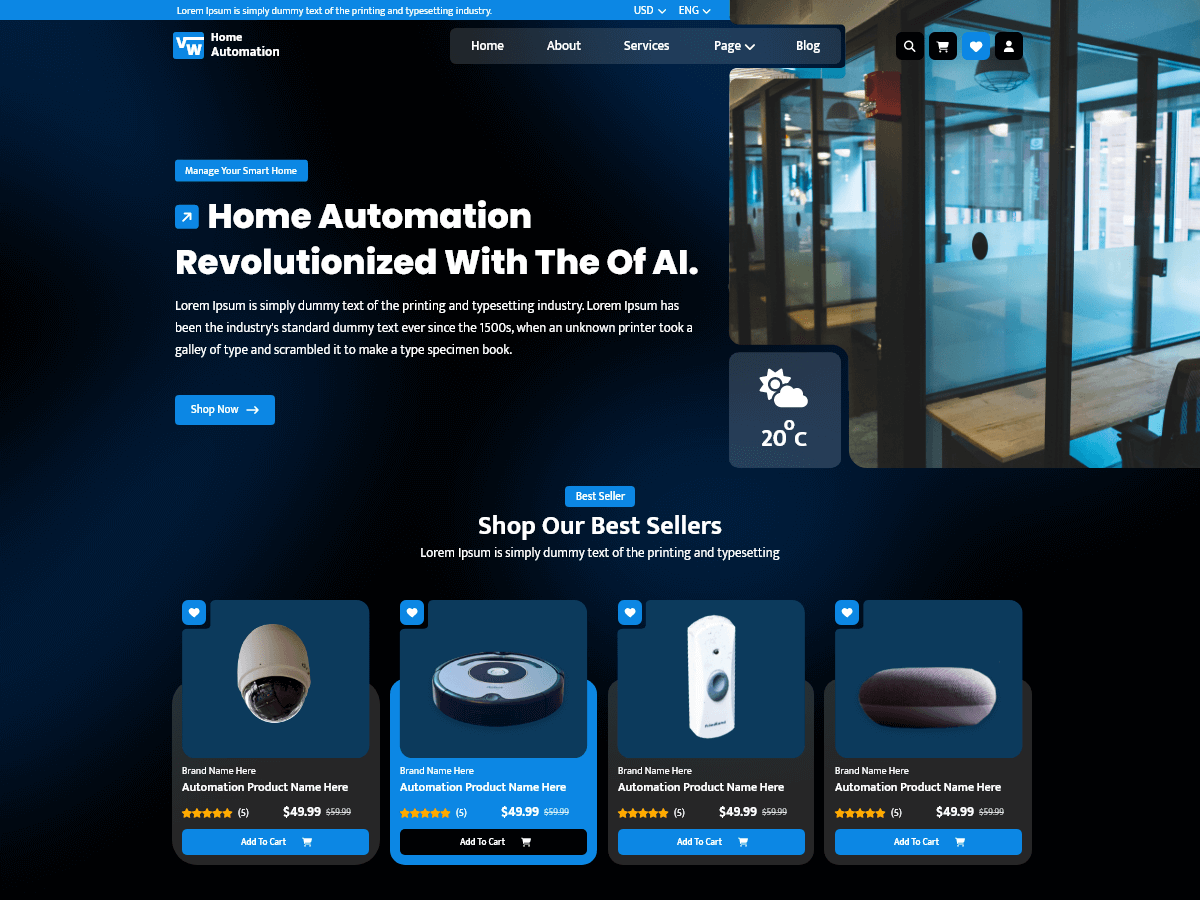 Commercial Automation Services - Tema WordPress Commercial Automation Services