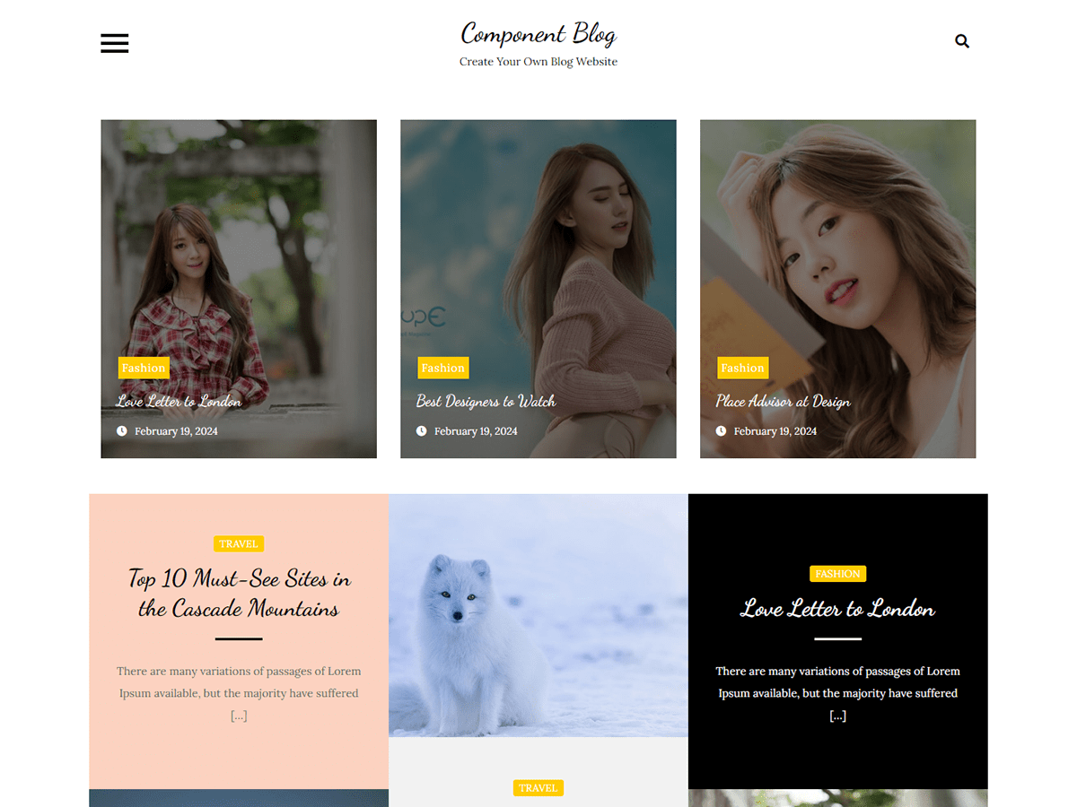Component Blog
