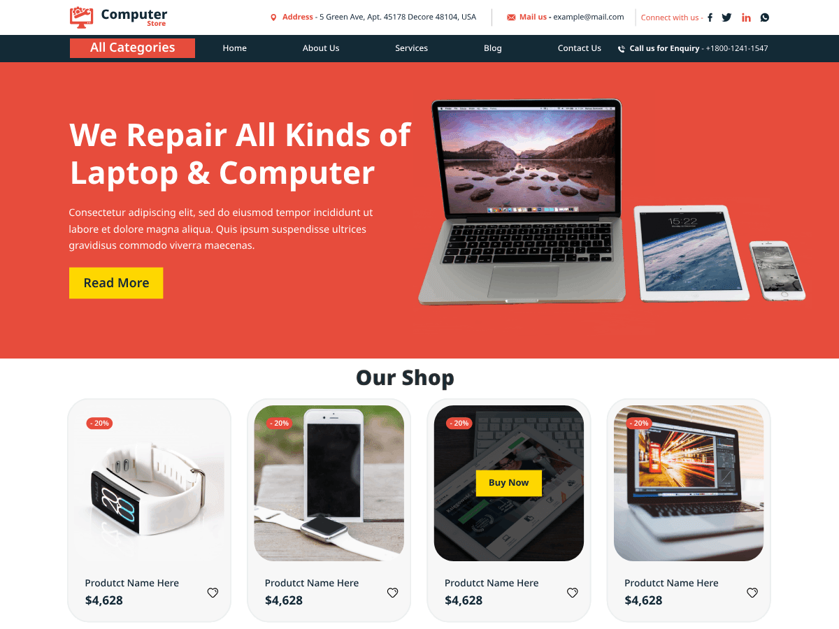 Computer Repair Store