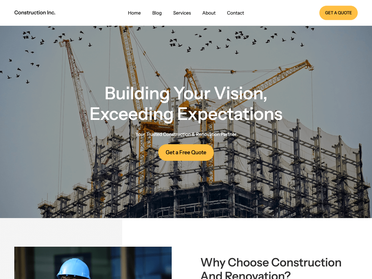 Construction And Renovation