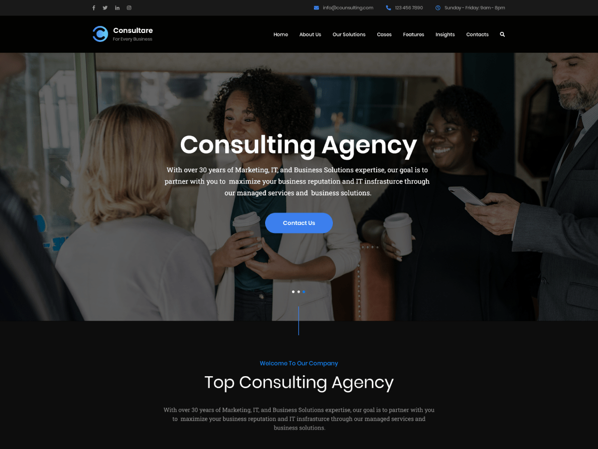 Consultare - Tema WordPress Consultare