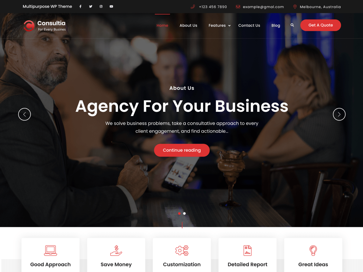 Consultare Light - Tema WordPress Consultare Light