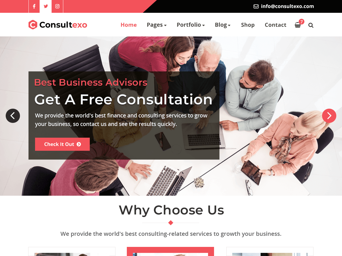 Consultexo - Tema WordPress Consultexo