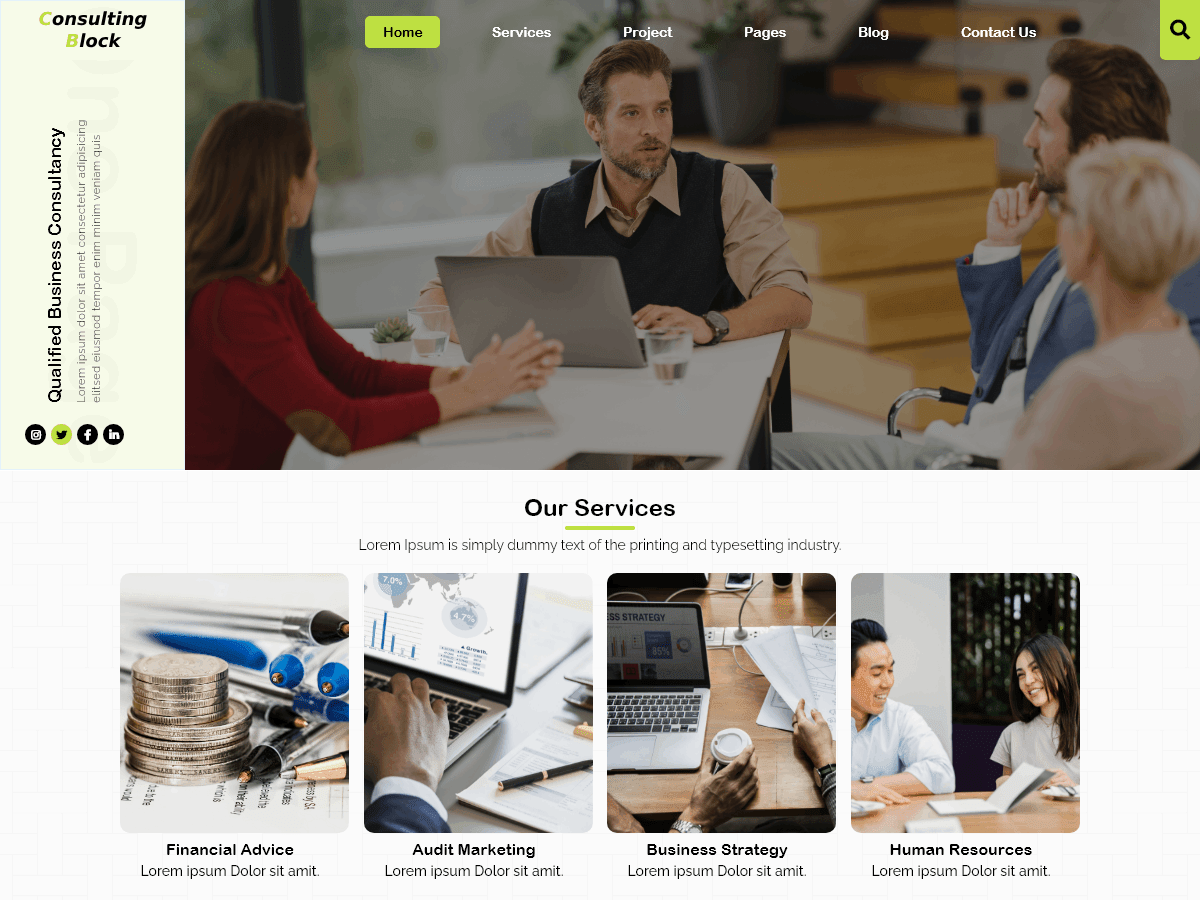Consulting Blocks
