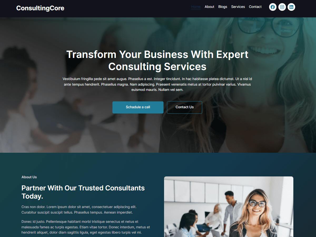 ConsultingCore - Tema WordPress ConsultingCore