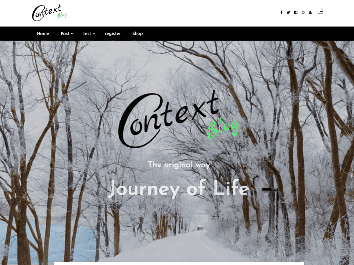 Context Blog - Tema WordPress Context Blog