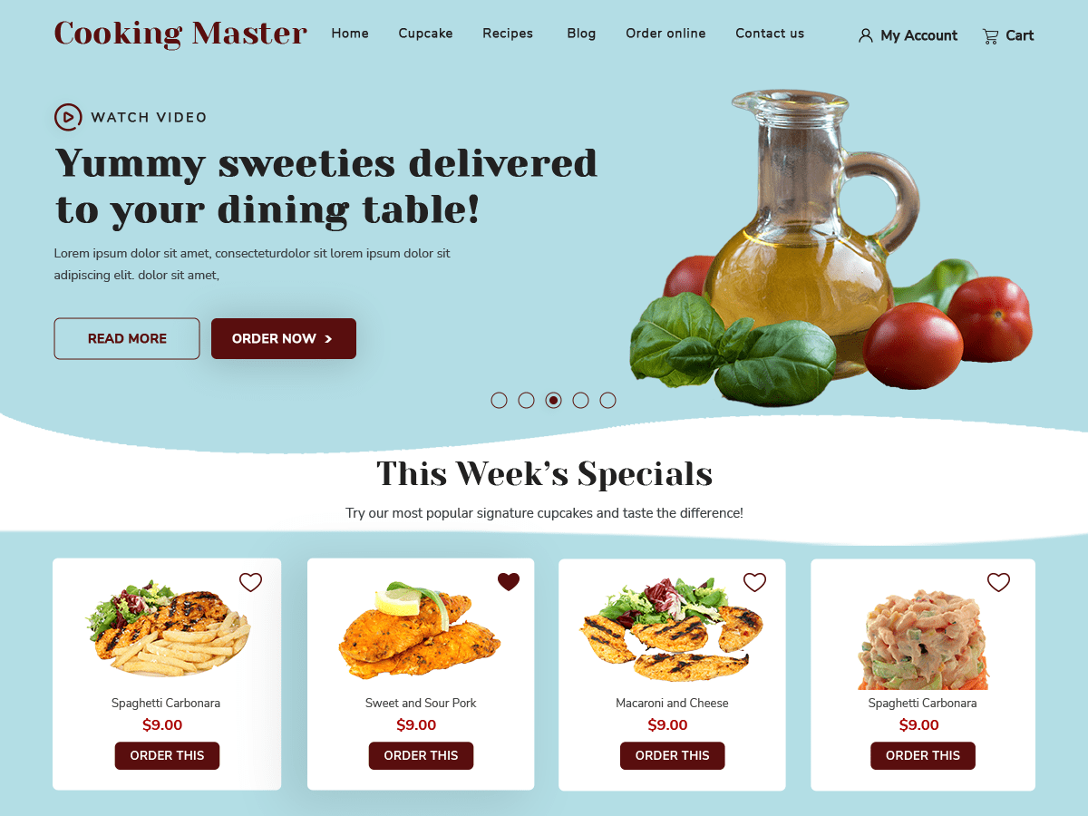 Cooking Master Class