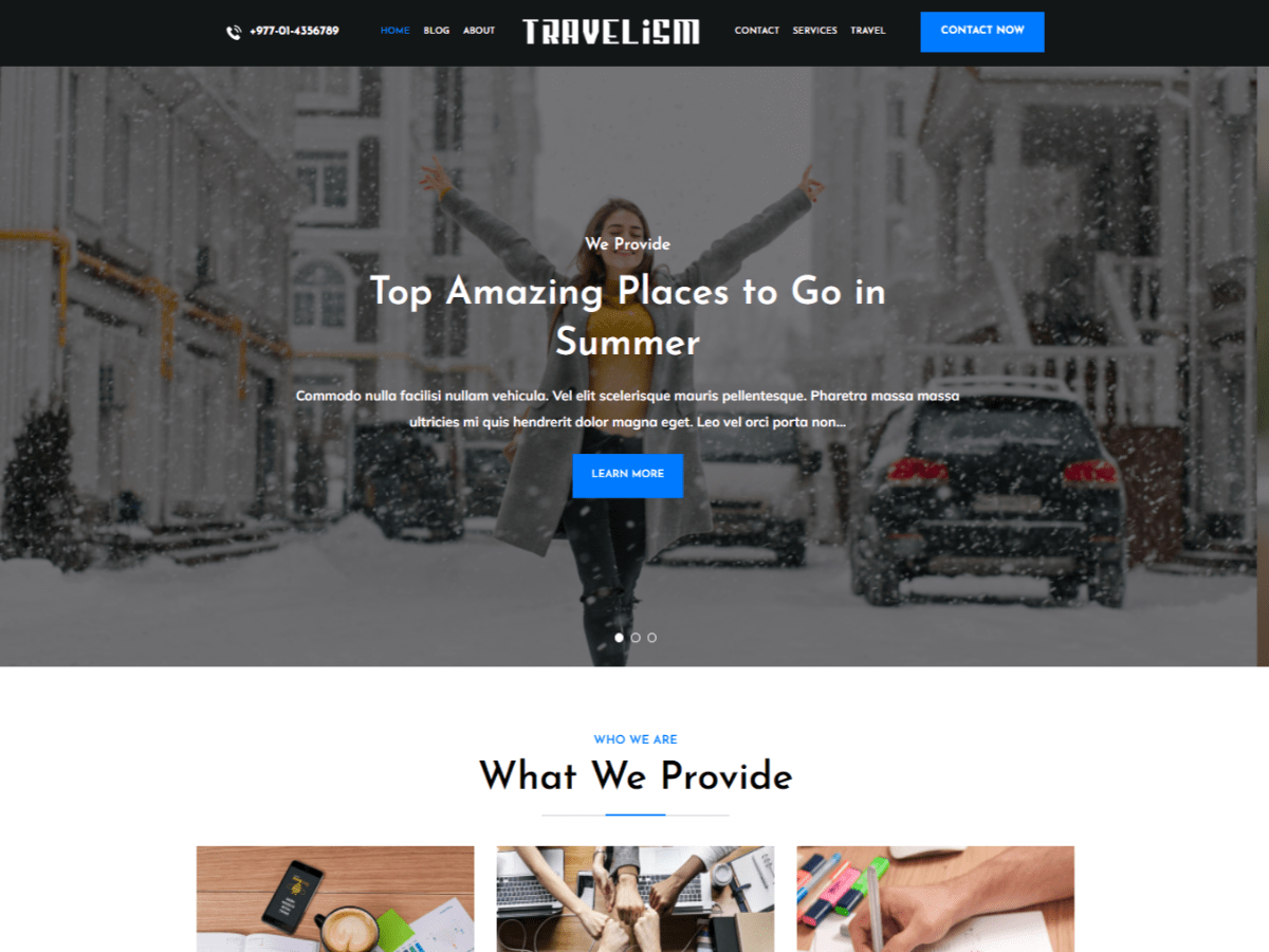 Corpo Travelism - Tema WordPress Corpo Travelism