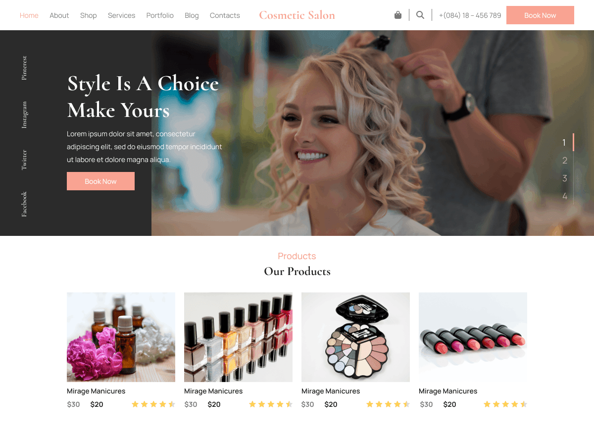 Cosmetics Salon