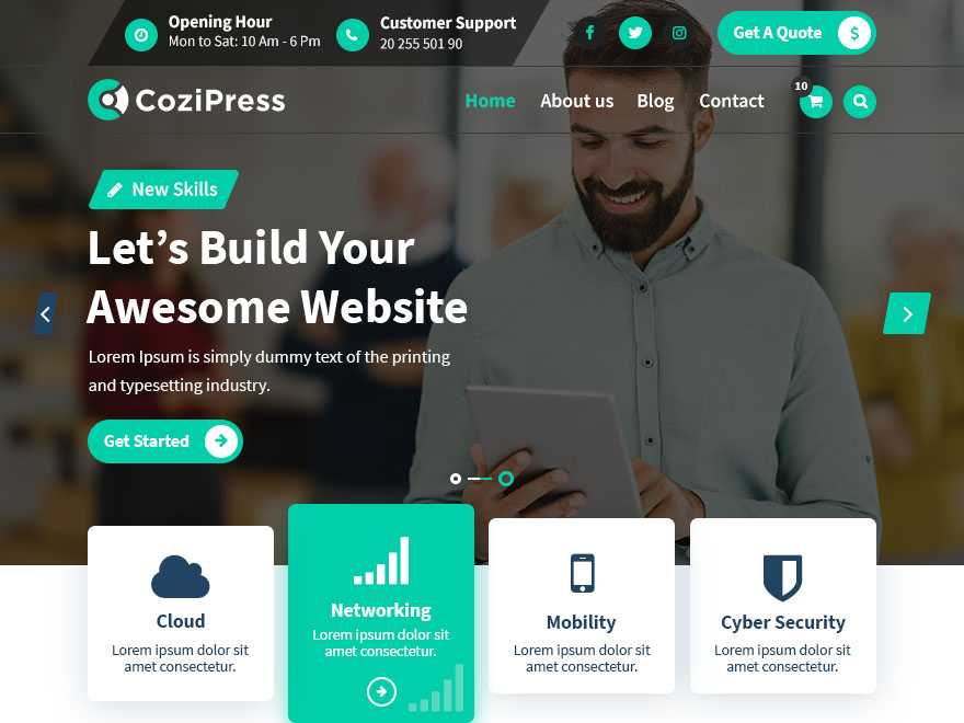CoziPress - Tema WordPress CoziPress