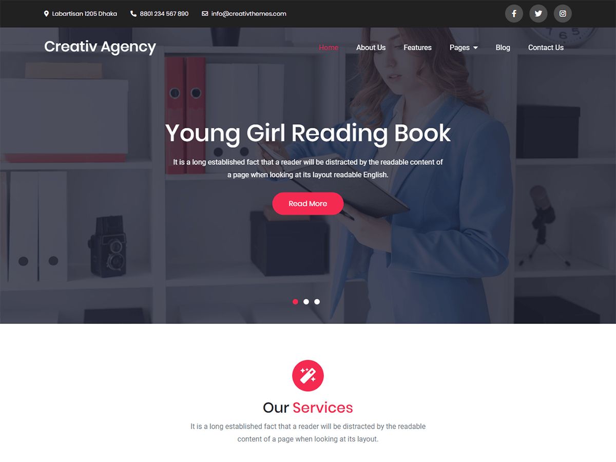 Creativ Agency - Tema WordPress Creativ Agency