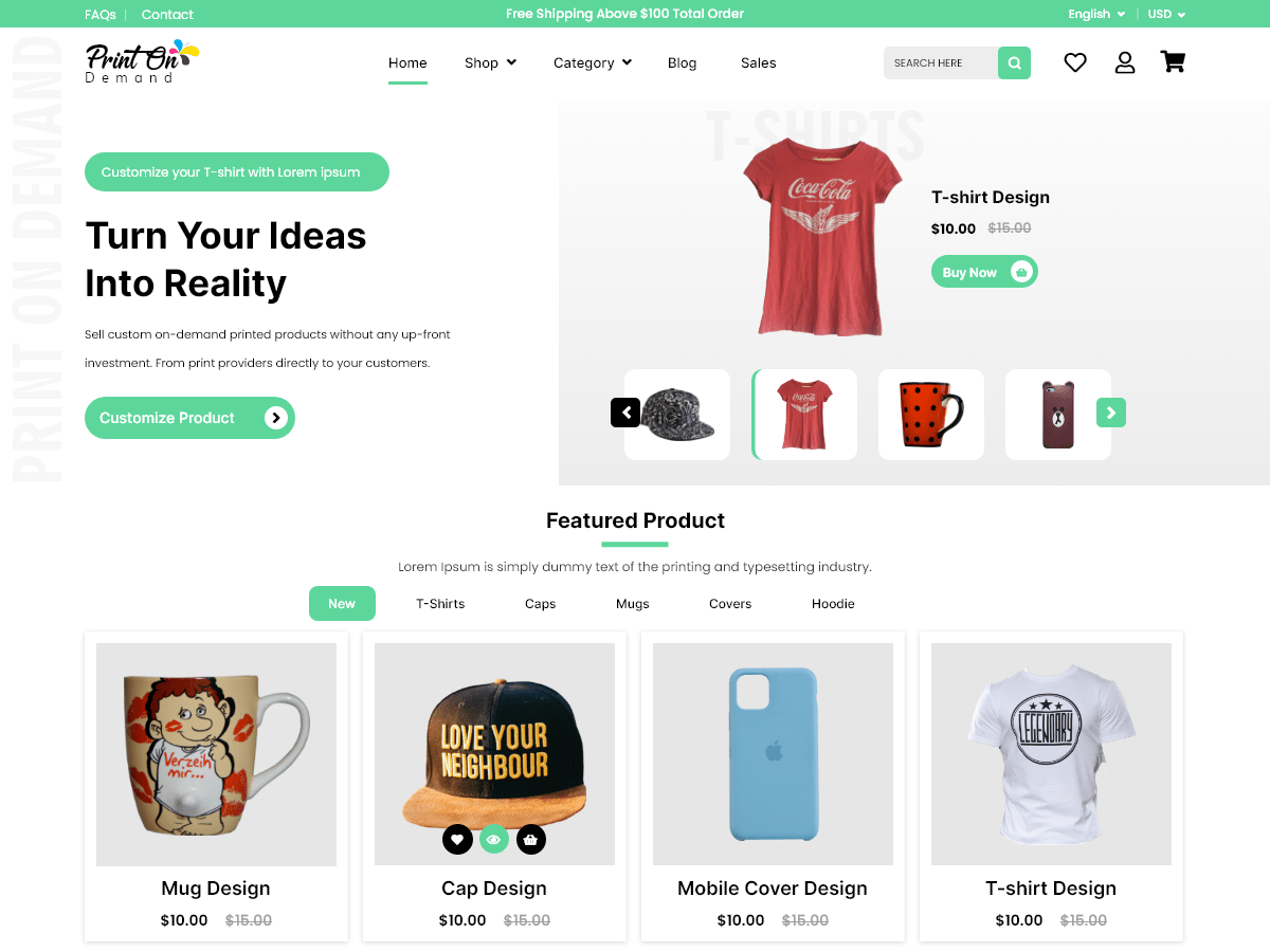 Custom Print Shop - Tema WordPress Custom Print Shop