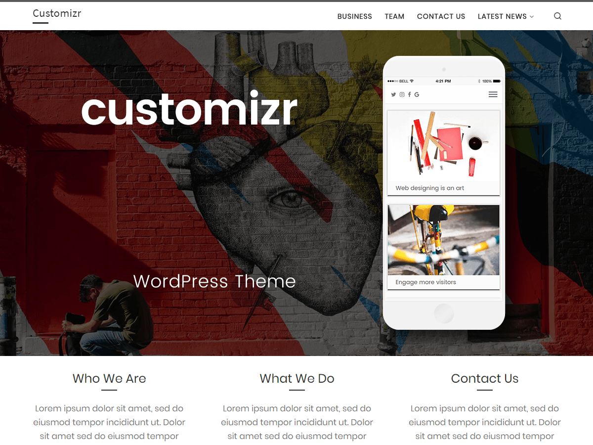 Customizr - Tema WordPress Customizr