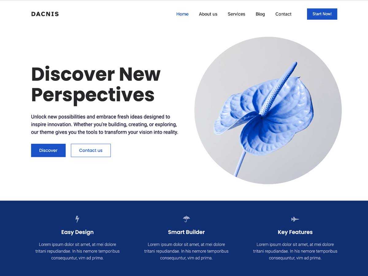 Dacnis - Tema WordPress Dacnis